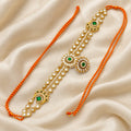 Harit Kundan Pearl Haath Phool