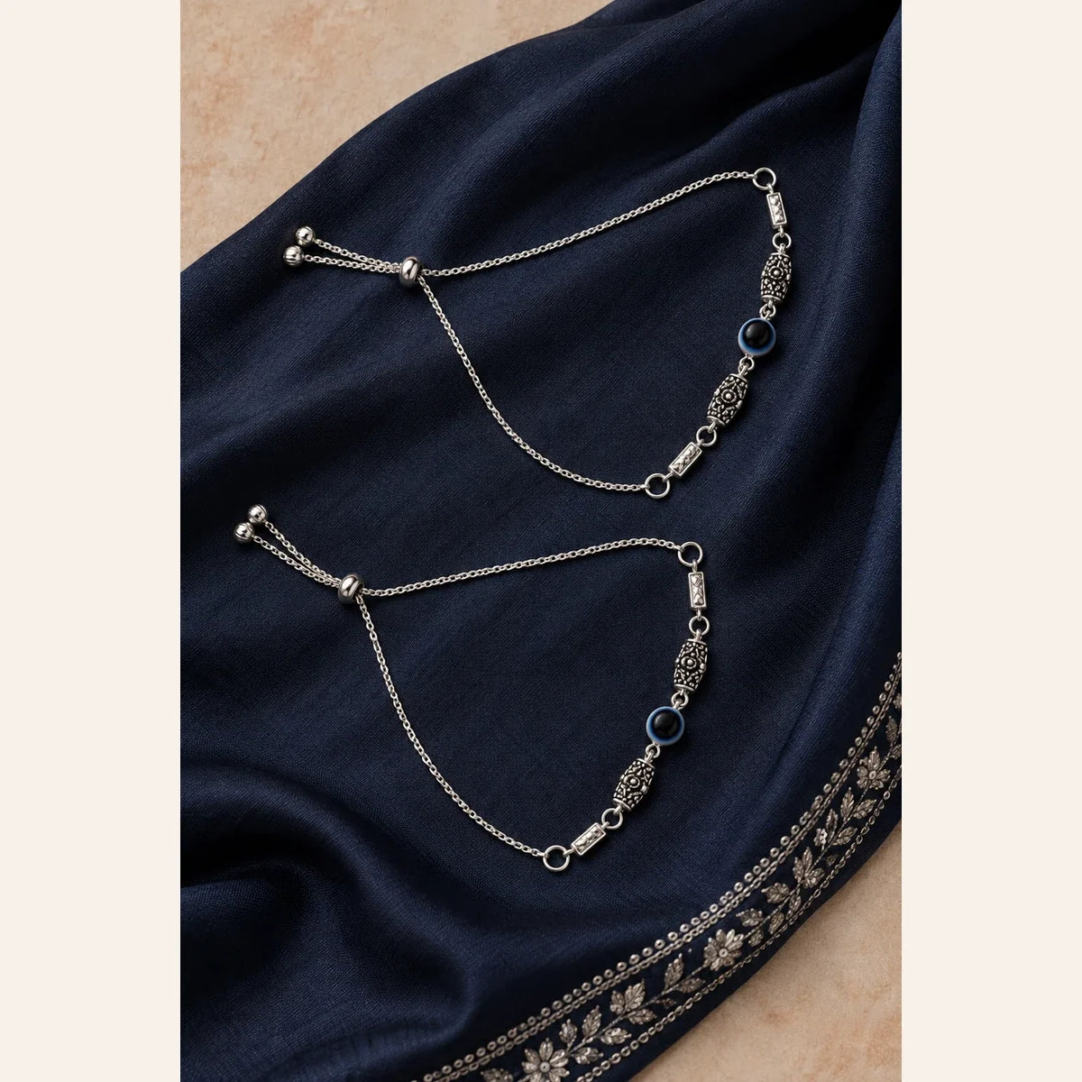 Dokyu Payal Silver 522 Flatlay